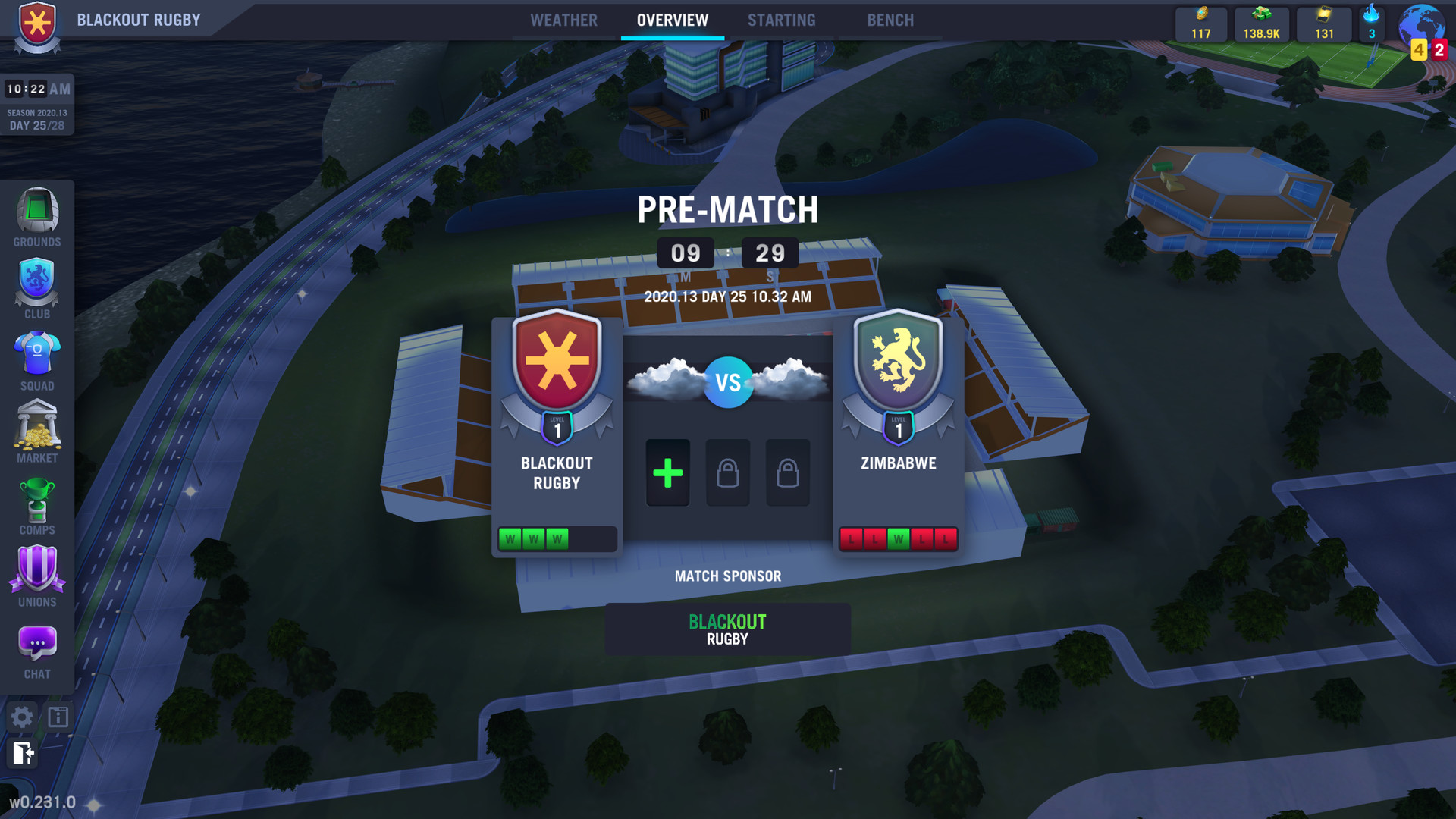 Blackout Rugby Manager screenshot screenshot 27