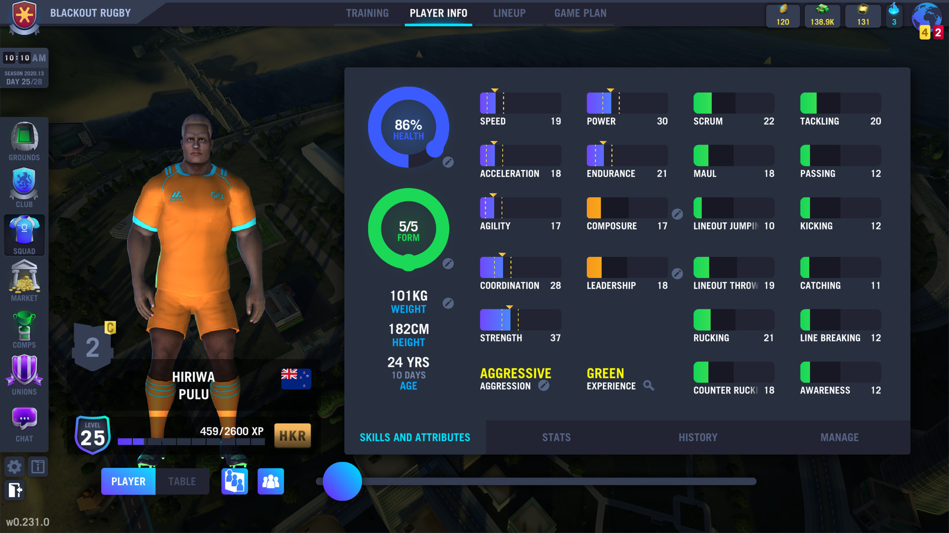 Blackout Rugby - World Cup Edition #22