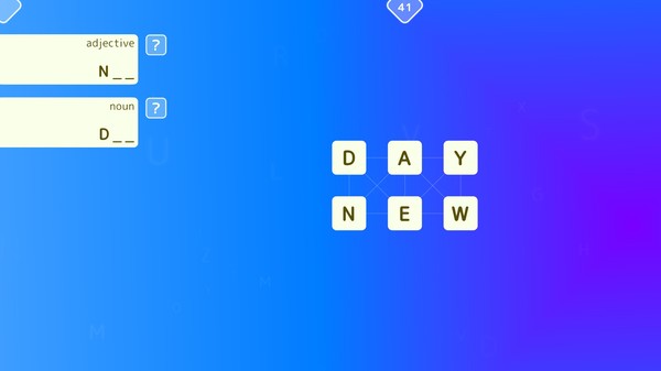 Mini Words - minimalist puzzle