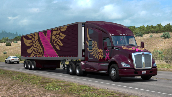 скриншот American Truck Simulator - Pink Ribbon Charity Pack 3