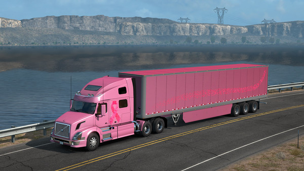 скриншот American Truck Simulator - Pink Ribbon Charity Pack 1