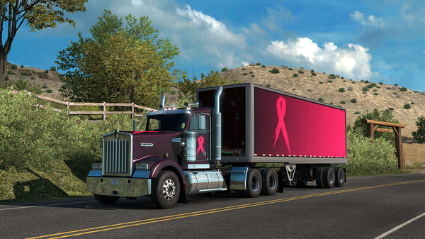 скриншот American Truck Simulator - Pink Ribbon Charity Pack 2