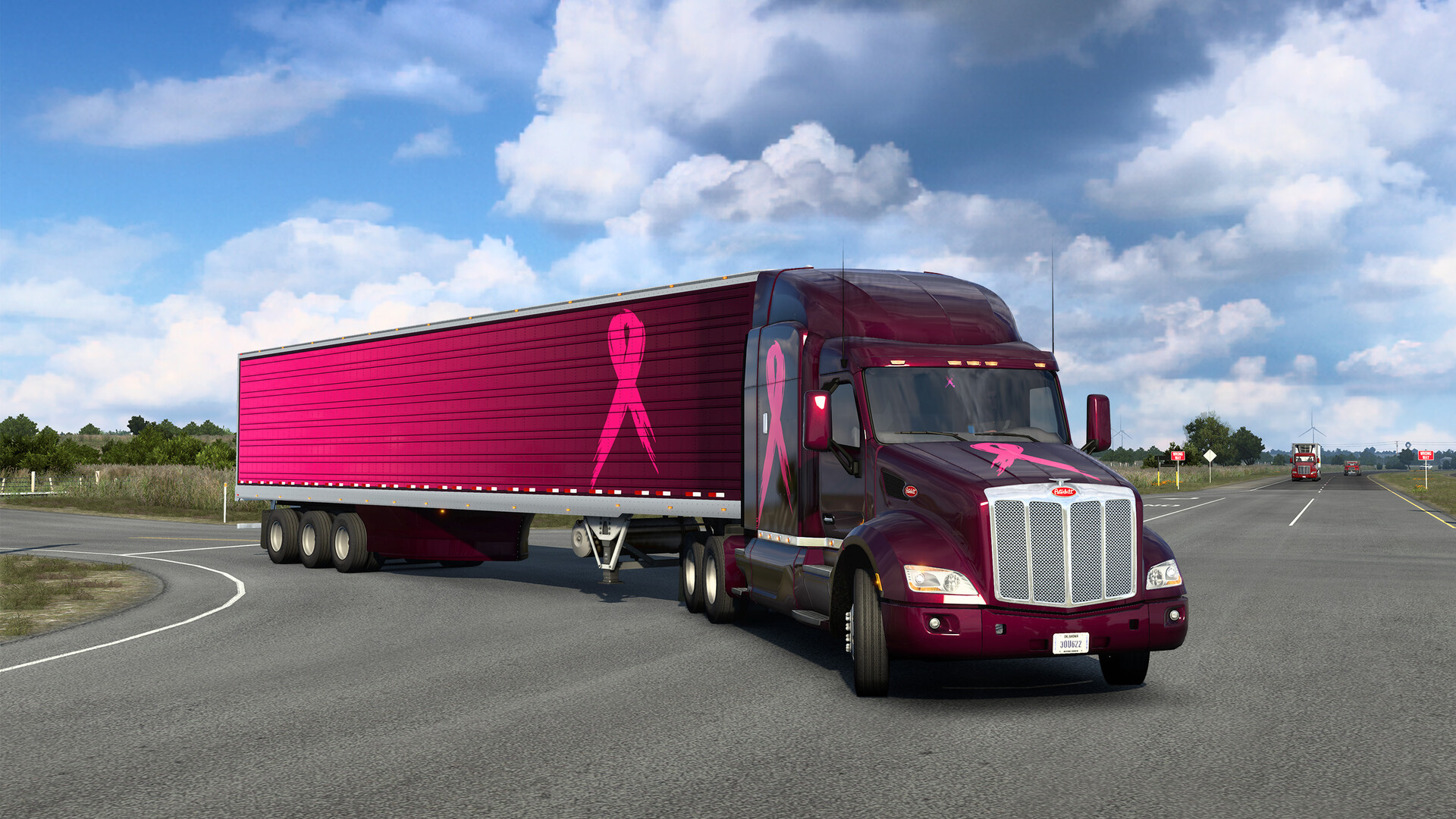 American Truck Simulator - Pink Ribbon Charity Pack Featured Screenshot #1