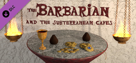 non-linear text quests - the barbarian and the subterranean caves vertical card thumbnail