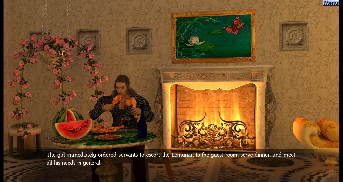 Non-Linear Text Quests - The Barbarian and the Subterranean Caves screenshot screenshot 9