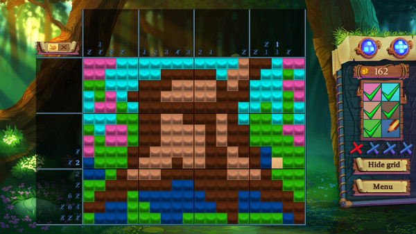скриншот Adventure mosaics. Forest spirits 3