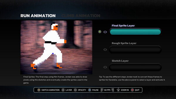 Скриншот из The Making of Karateka
