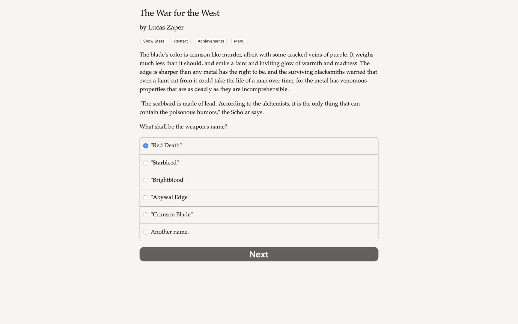 War for the West Demo #3