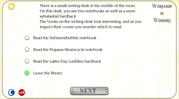 скриншот Victoriana - Steampunk Text Adventure 0