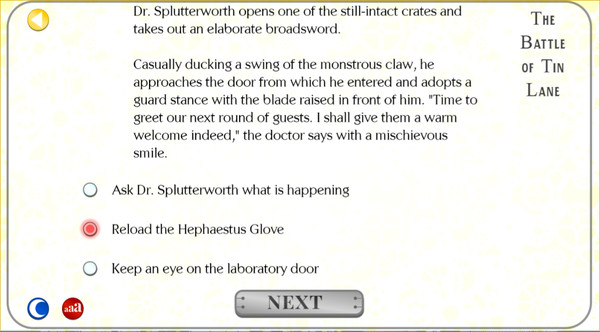 скриншот Victoriana - Steampunk Text Adventure 2