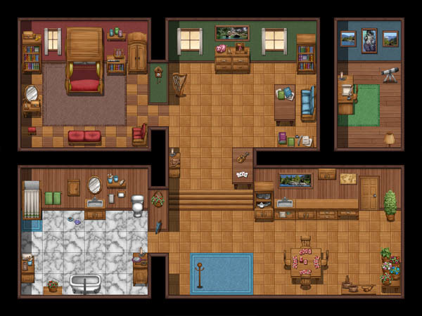 rpg maker vx ace house