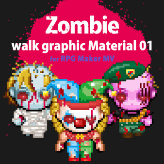 скриншот RPG Maker MV - Zombie walk graphic material 01 0