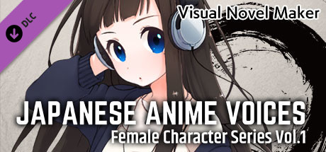 Visual Novel Maker - Japanese Anime Voices：Female Character Series Vol.1 banner image