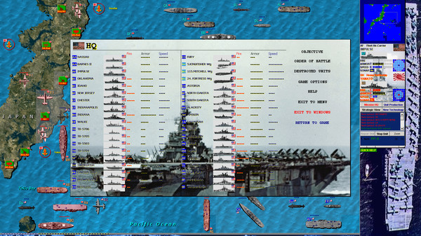 скриншот Battleships and Carriers - Pacific War 2