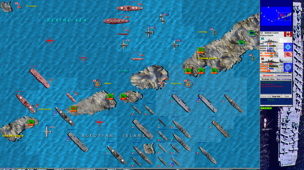 скриншот Battleships and Carriers - Pacific War 1