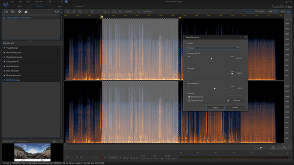 скриншот CyberLink AudioDirector 10 Ultra 4