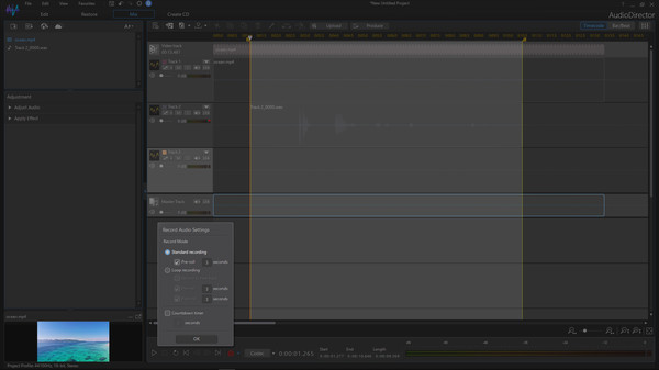 скриншот CyberLink AudioDirector 10 Ultra 0