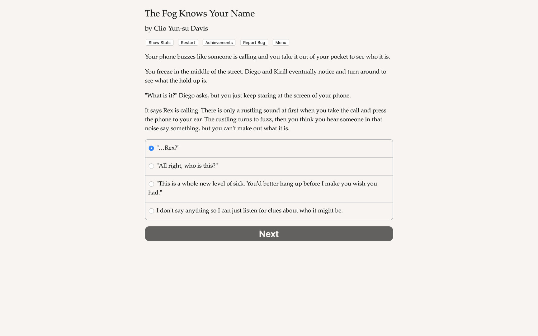 The Fog Knows Your Name screenshot 3