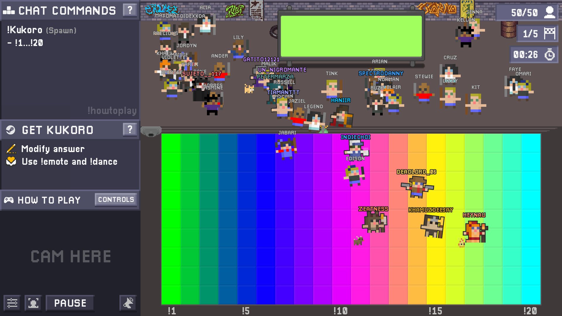 Kukoro: Stream chat games #9