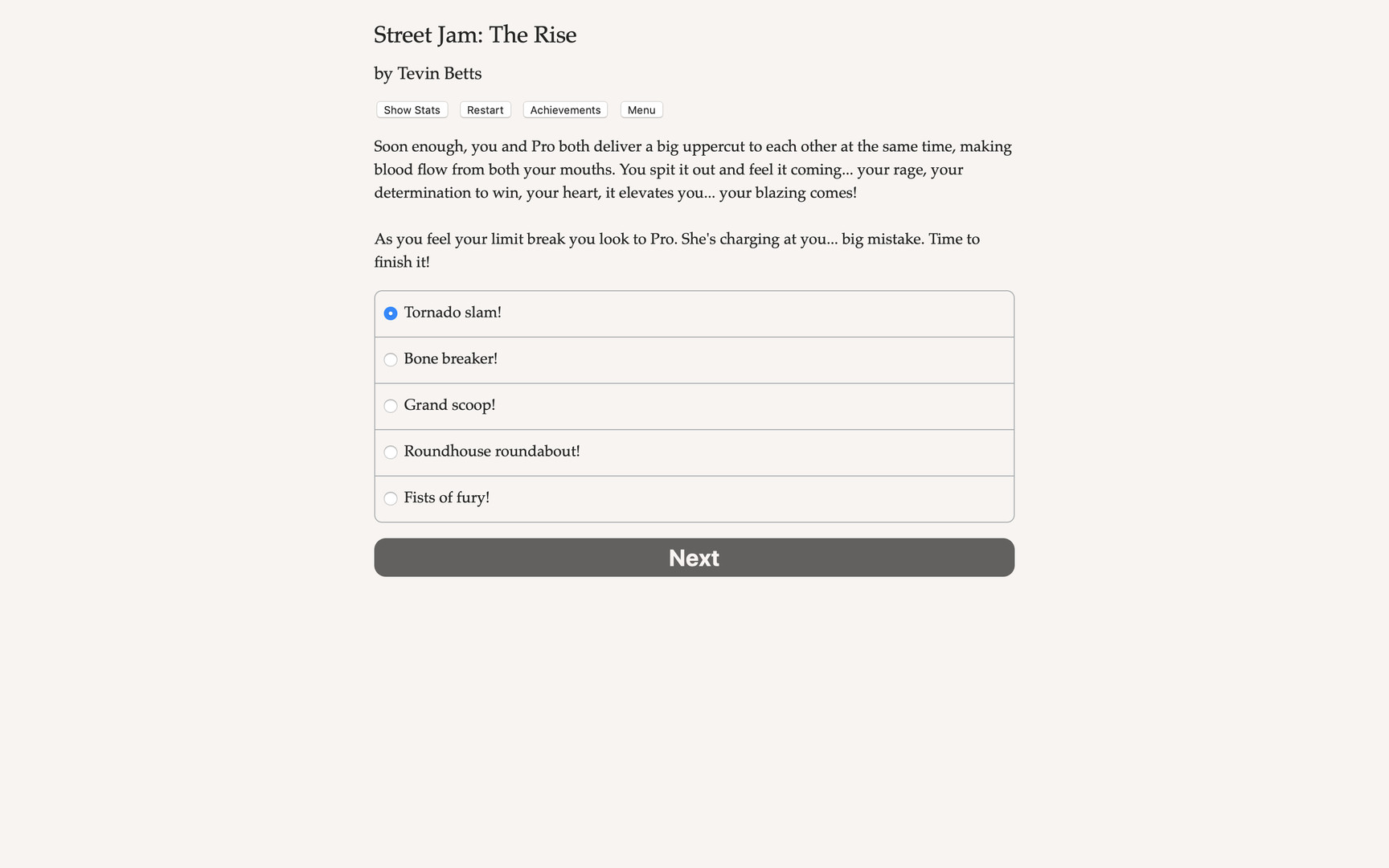 Street Jam: The Rise Demo #2