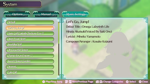 скриншот Omega Labyrinth Life - Character Song: Hinata 0