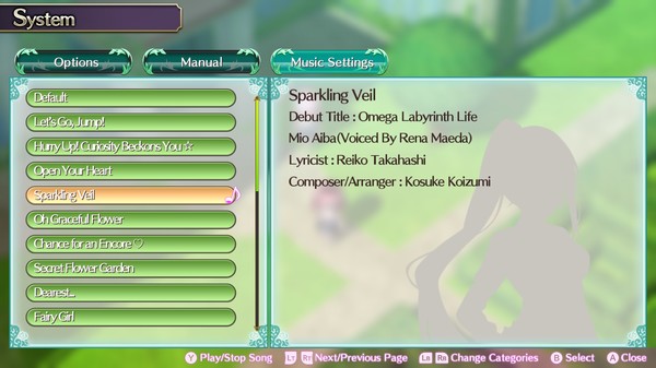 скриншот Omega Labyrinth Life - Character Song: Mio 0
