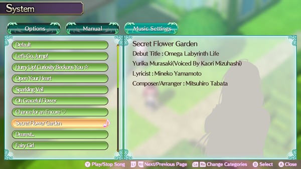 скриншот Omega Labyrinth Life - Character Song: Yurika 0