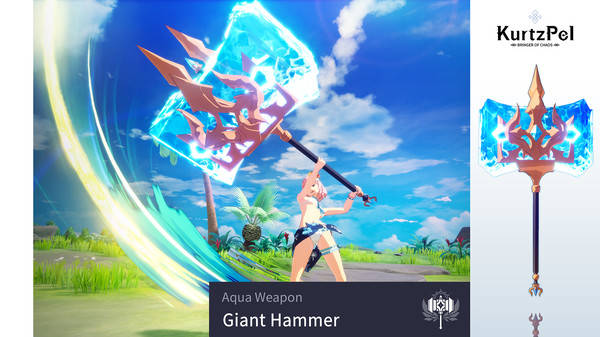 скриншот KurtzPel - Aqua Giant Hammer 0