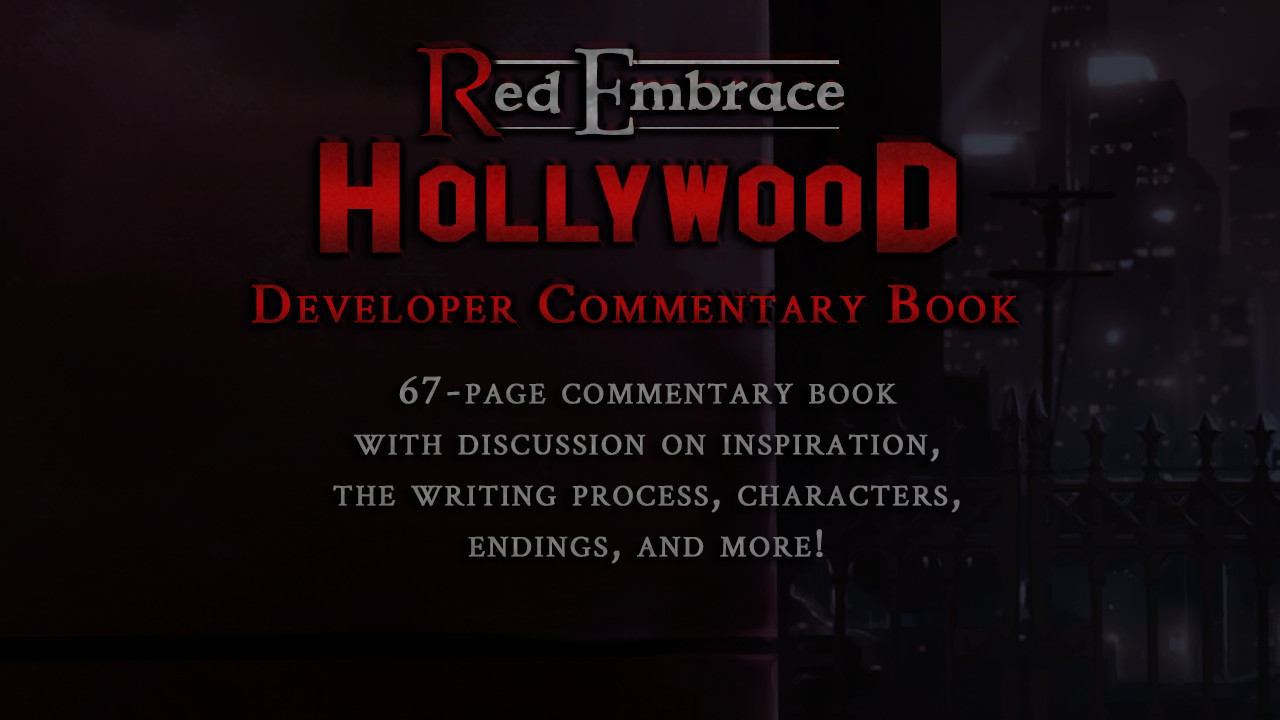 Red Embrace: Hollywood - Developer Commentary Book Featured Screenshot #1