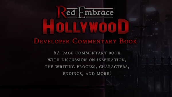 скриншот Red Embrace: Hollywood - Developer Commentary Book 0