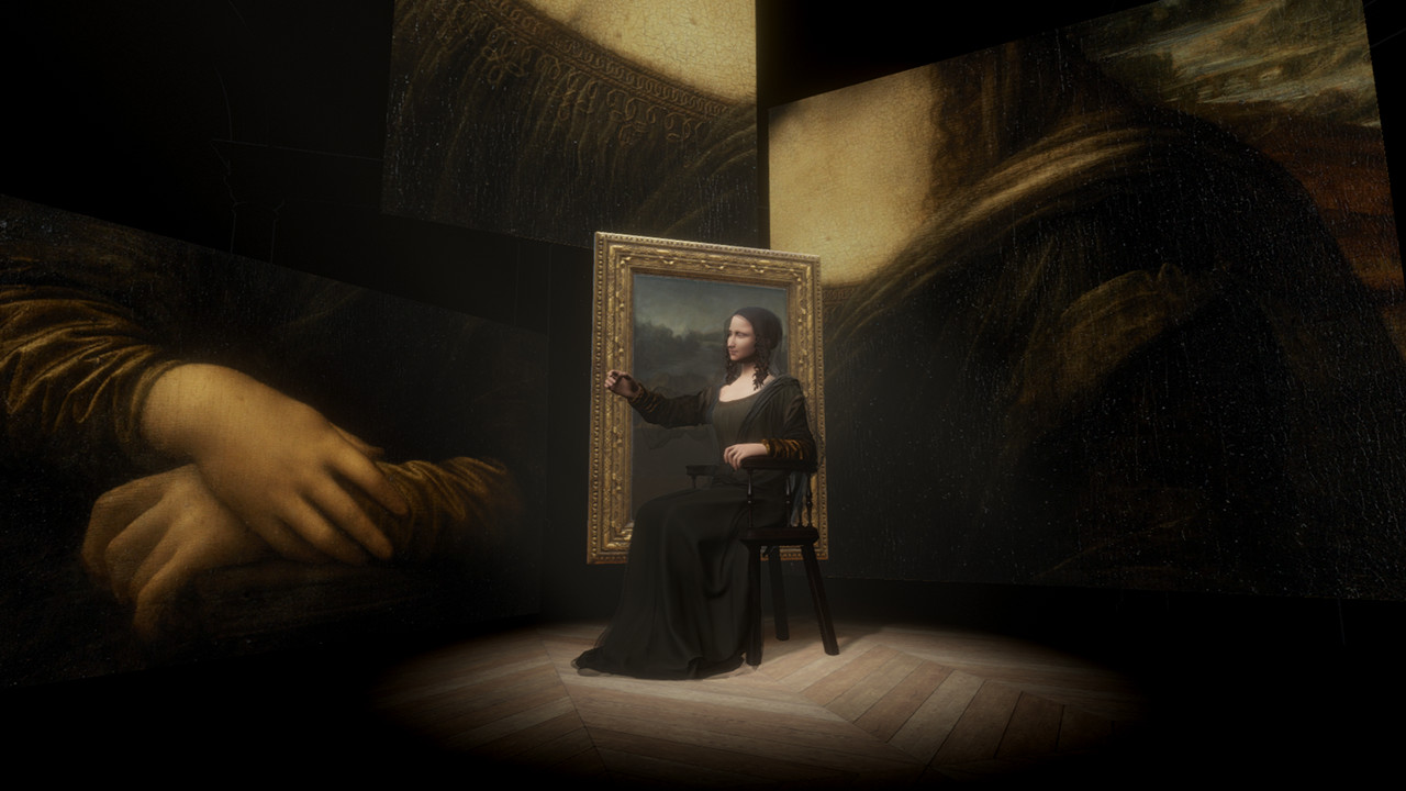 The Mona Lisa in virtual reality in your own home