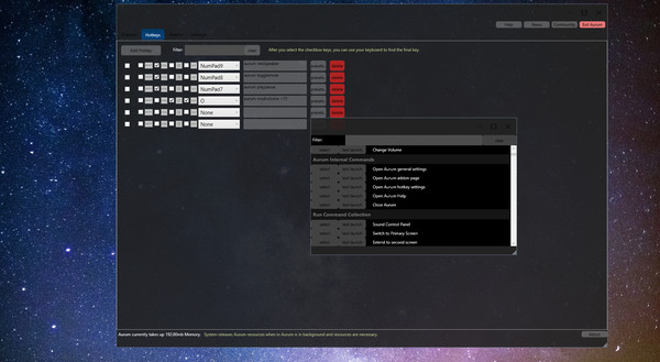 Aurum - Unified Extendable Work & Gaming Overlayfor windows and Linux 1