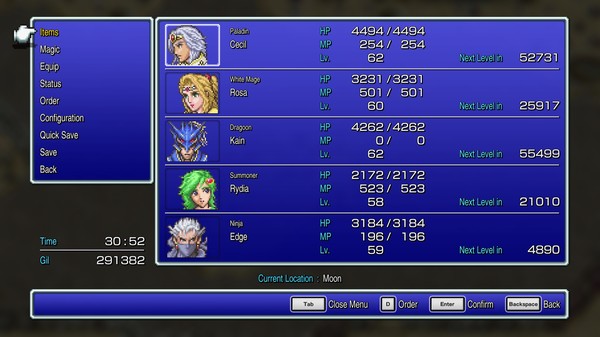 Screenshot of FINAL FANTASY IV
