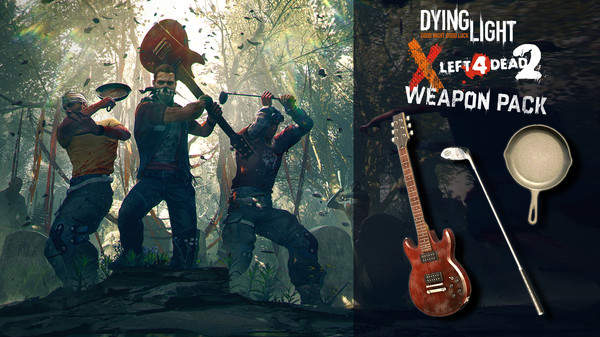 Скриншот №1 к Dying Light - Left 4 Dead 2 Weapon Pack