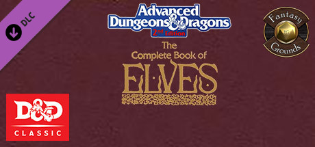 Fantasy Grounds - D&D Classics: PHBR8 The Complete Book of Elves (2E) banner image