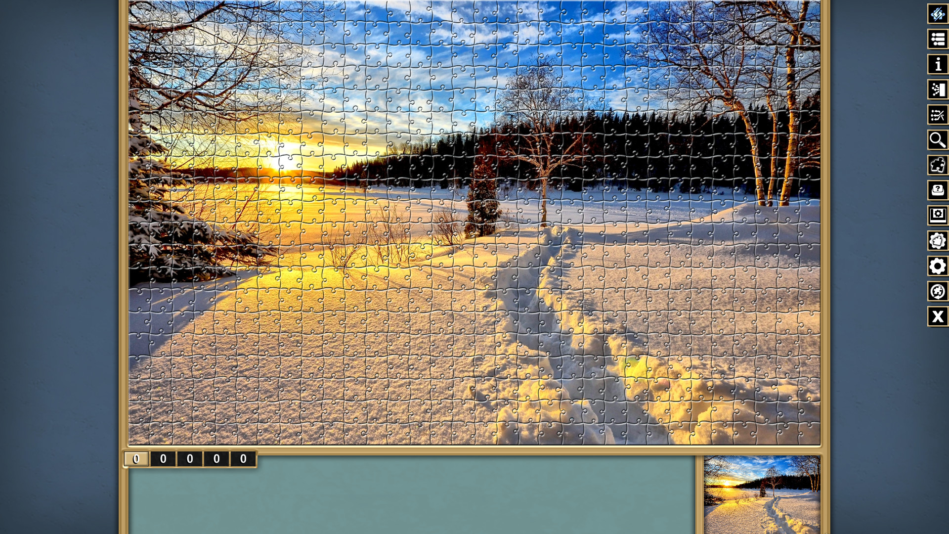 Pixel Puzzles Traditional Jigsaws Pack: Winter Featured Screenshot #1