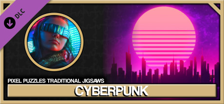 Pixel Puzzles Traditional Jigsaws Pack: Cyberpunk banner image