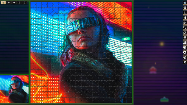 скриншот Pixel Puzzles Traditional Jigsaws Pack: Cyberpunk 1