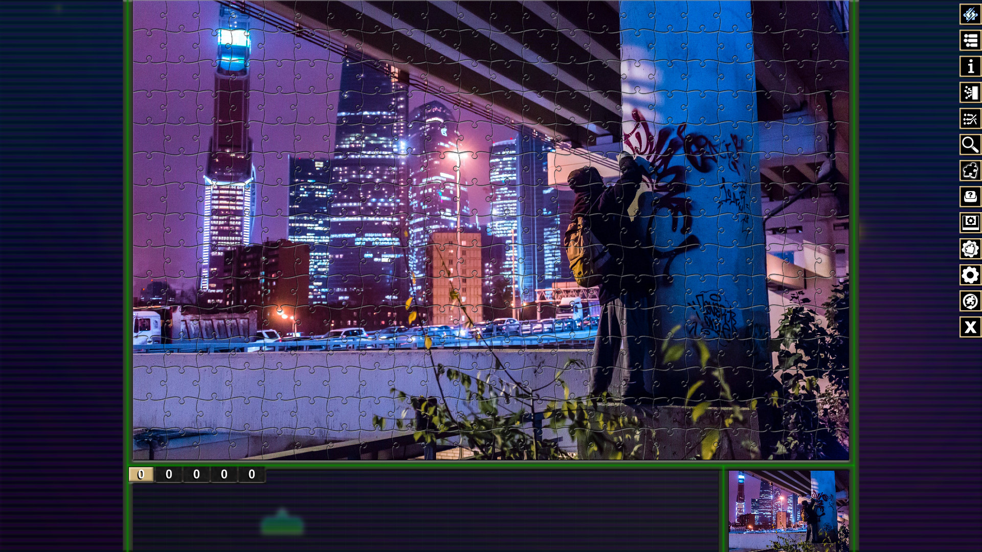 Pixel Puzzles Traditional Jigsaws Pack: Cyberpunk #6