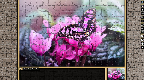 скриншот Pixel Puzzles Traditional Jigsaws Pack: Butterflies 0