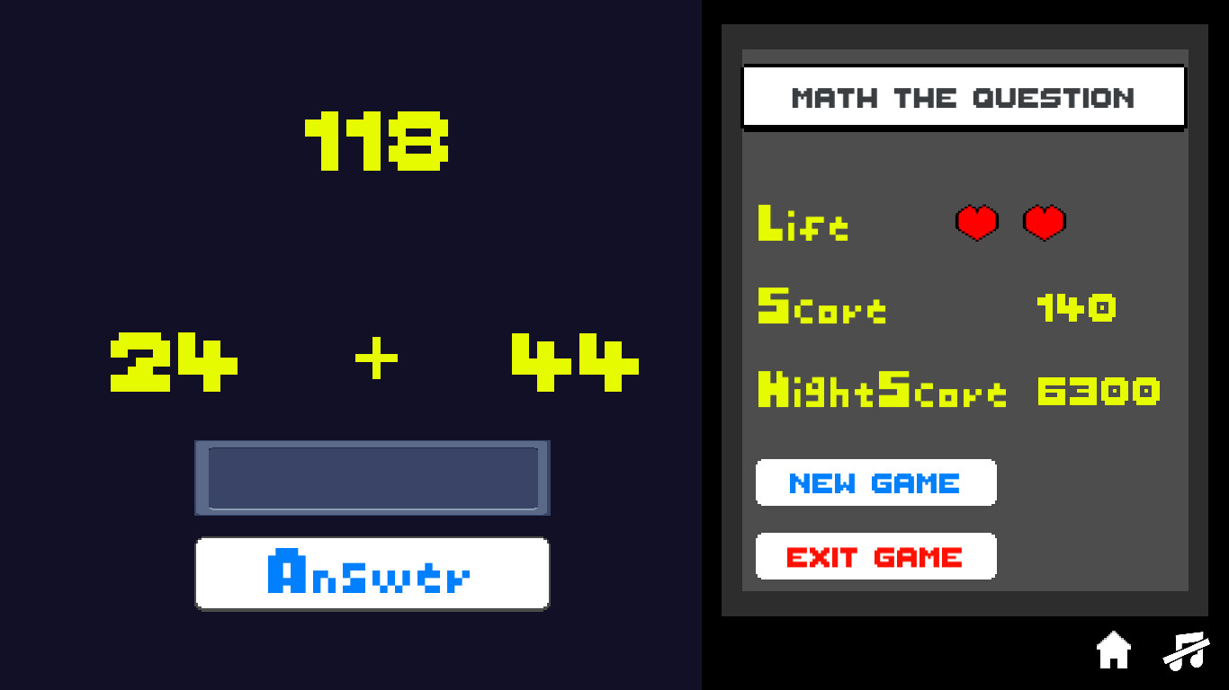 #2. Math The Question (Steam) 由: Kanchit's Games