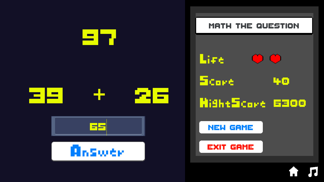 #3. Math The Question (Steam) 由: Kanchit's Games