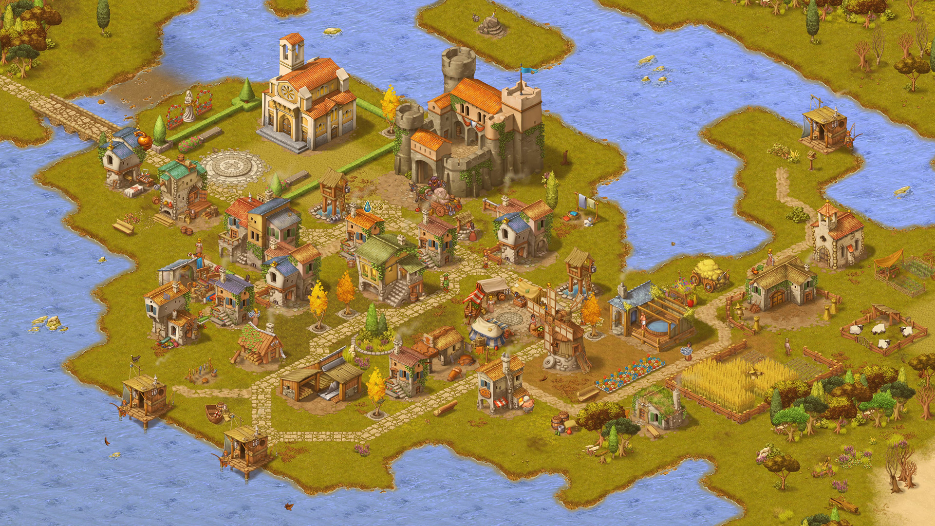 Townsmen - A Kingdom Rebuilt: The Seaside Empire screenshot screenshot 1