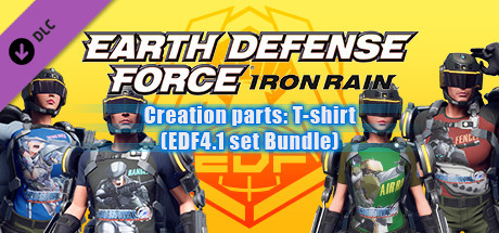 EARTH DEFENSE FORCE: IRON RAIN - Creation parts: T-shirt(EDF4.1 set Bundle) banner image