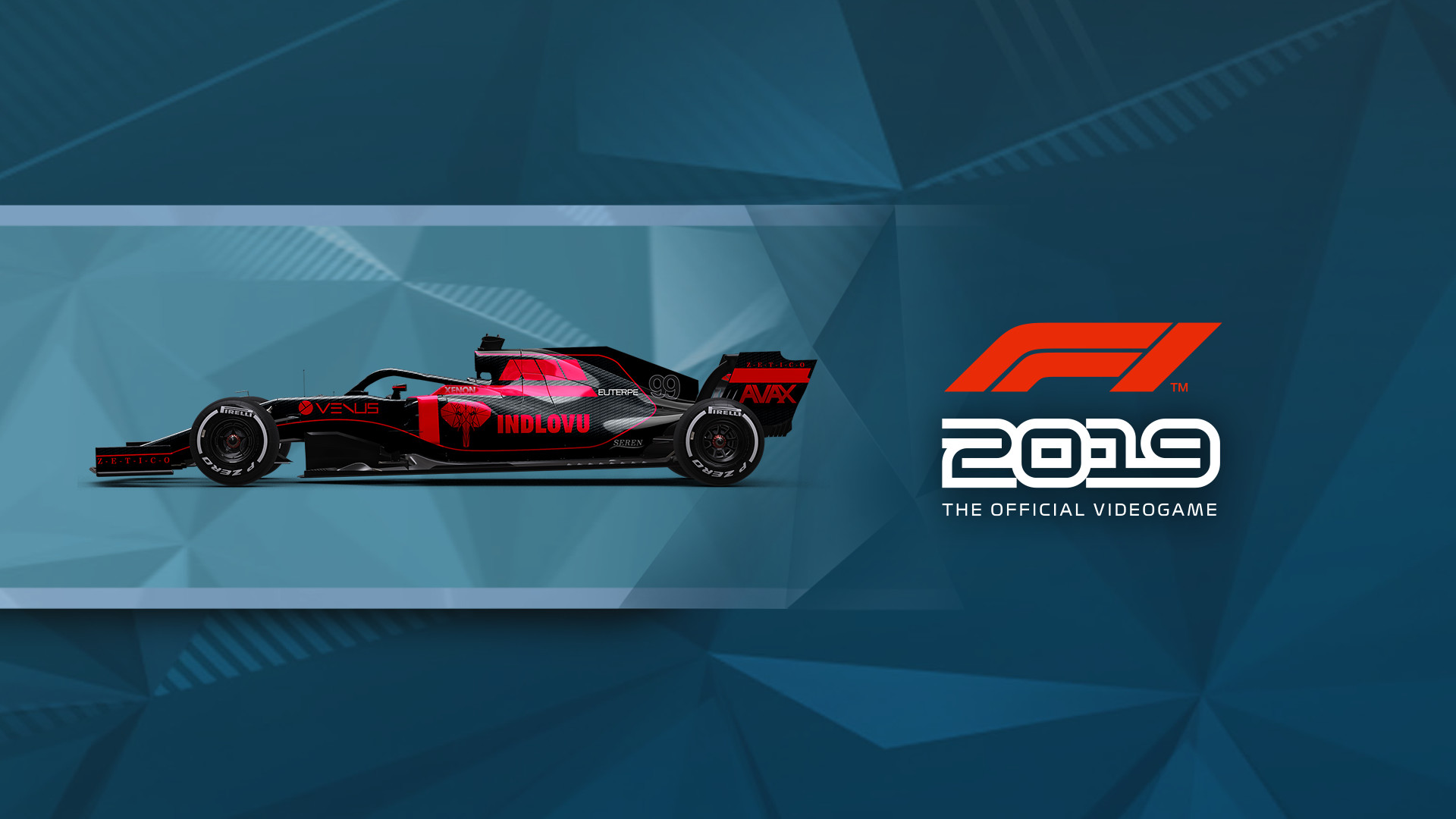 F1 2019: Car Livery 'INDLOVU - Outline' Featured Screenshot #1
