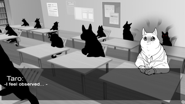 Скриншот из Taro: a fluffy visual novel