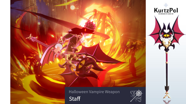 скриншот KurtzPel - Halloween Vampire Basic Weapon Set 2