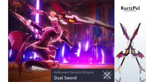 скриншот KurtzPel - Halloween Vampire Dual Sword 0