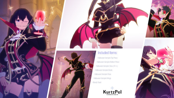 скриншот KurtzPel - Halloween Vampire Costume Set 1