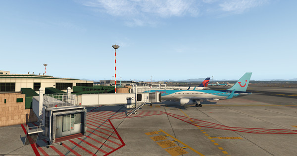 скриншот X-Plane 11 - Add-on: Aerosoft - Airport Milano Malpensa 3